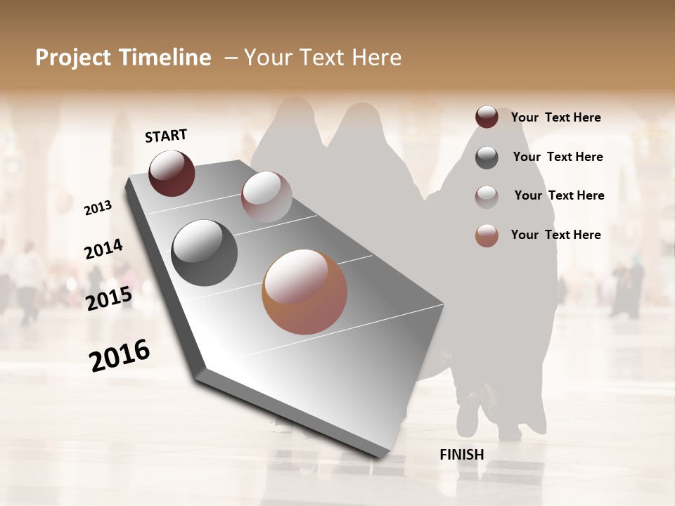 Pilgrim Evening Muhammad PowerPoint Template
