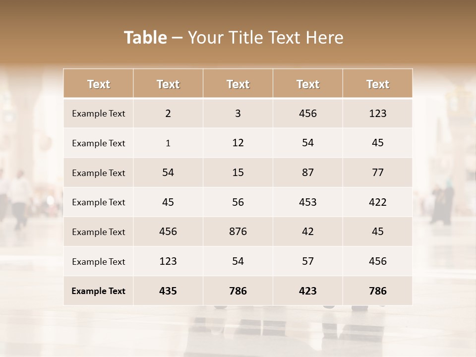 Pilgrim Evening Muhammad PowerPoint Template
