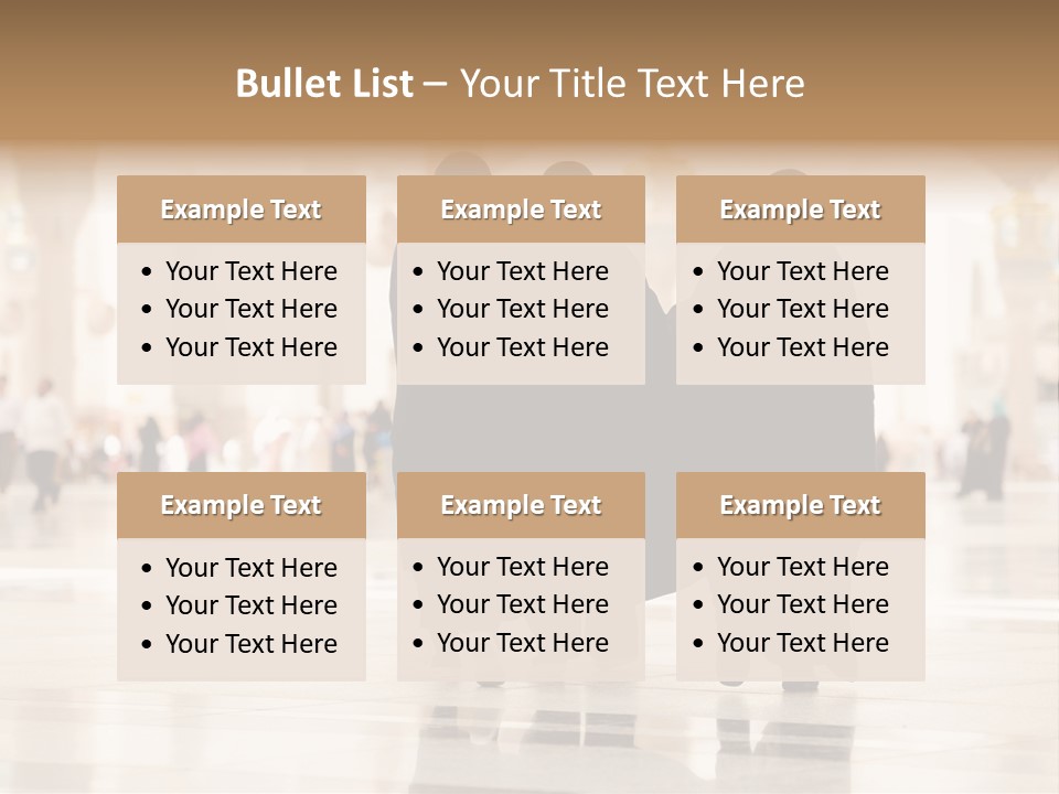 Pilgrim Evening Muhammad PowerPoint Template