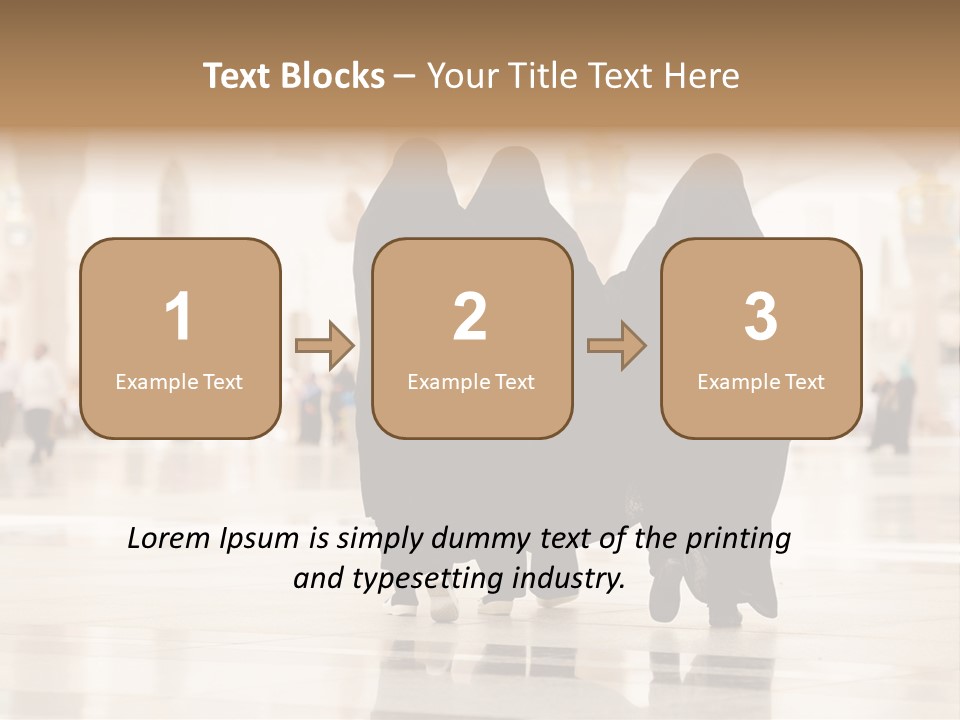 Pilgrim Evening Muhammad PowerPoint Template