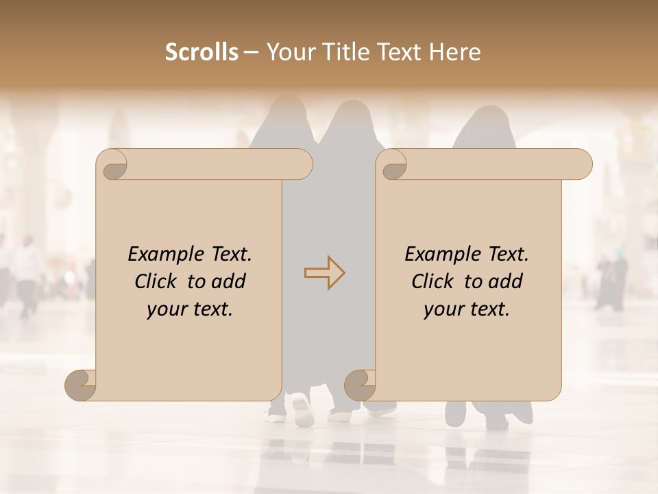 Pilgrim Evening Muhammad PowerPoint Template