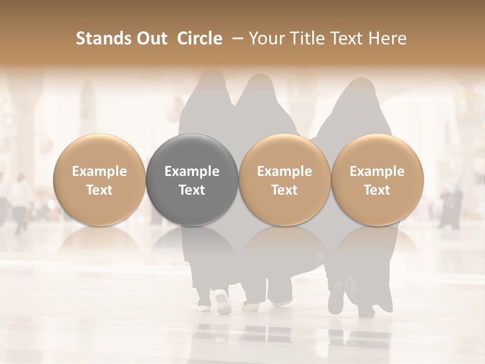 Pilgrim Evening Muhammad PowerPoint Template