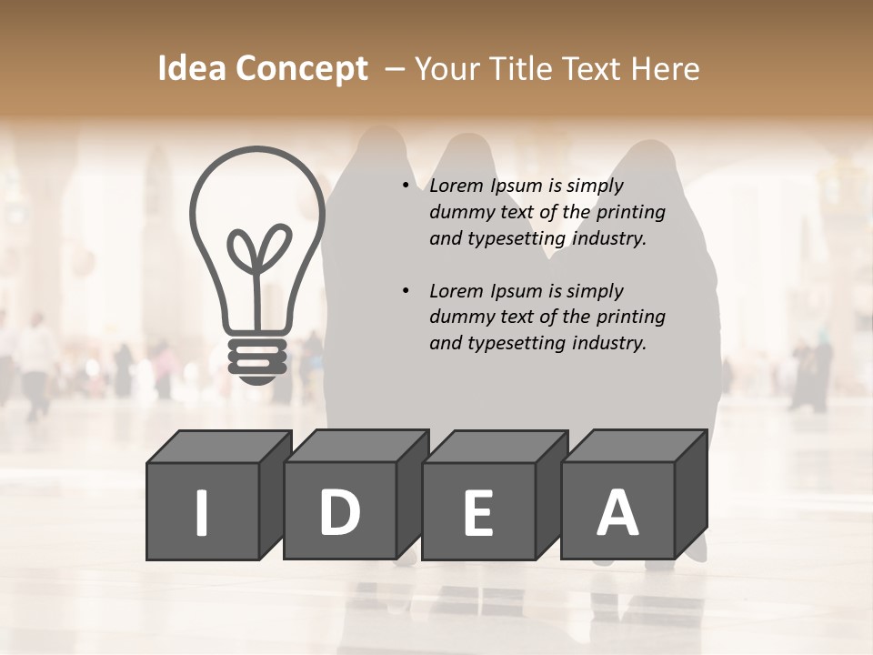 Pilgrim Evening Muhammad PowerPoint Template