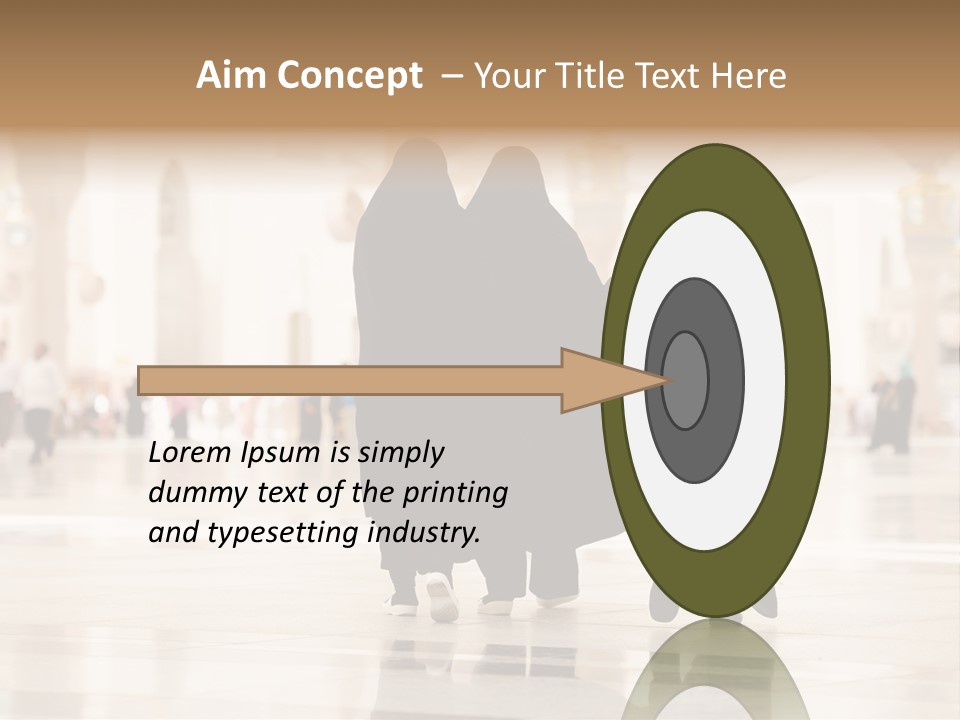 Pilgrim Evening Muhammad PowerPoint Template