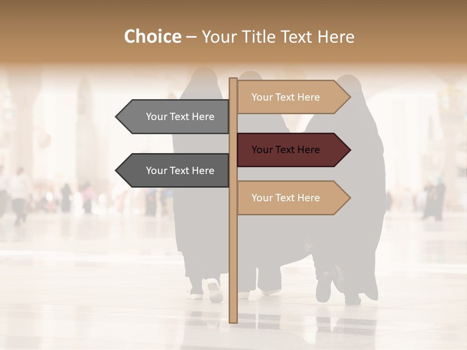 Pilgrim Evening Muhammad PowerPoint Template
