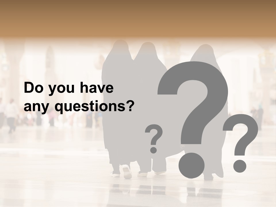 Pilgrim Evening Muhammad PowerPoint Template