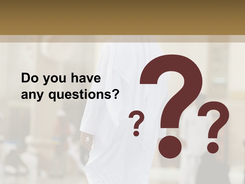 Saudi Umra Background PowerPoint Template