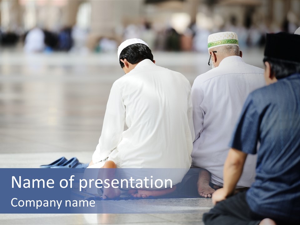 Group Haram Mosque PowerPoint Template