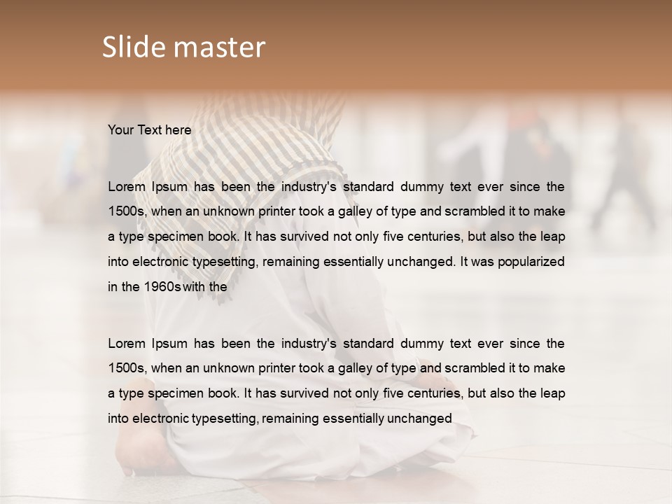 Hand Saudi Arabia Allah PowerPoint Template