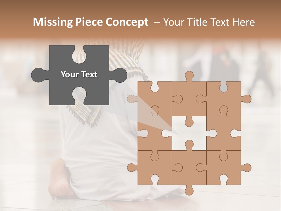 Hand Saudi Arabia Allah PowerPoint Template