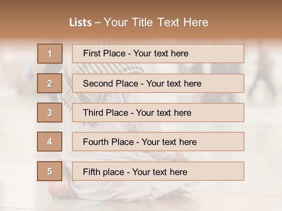 Hand Saudi Arabia Allah PowerPoint Template