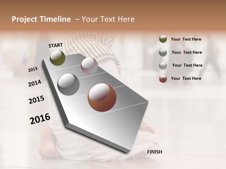 Hand Saudi Arabia Allah PowerPoint Template