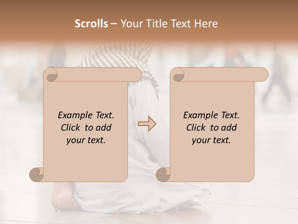 Hand Saudi Arabia Allah PowerPoint Template