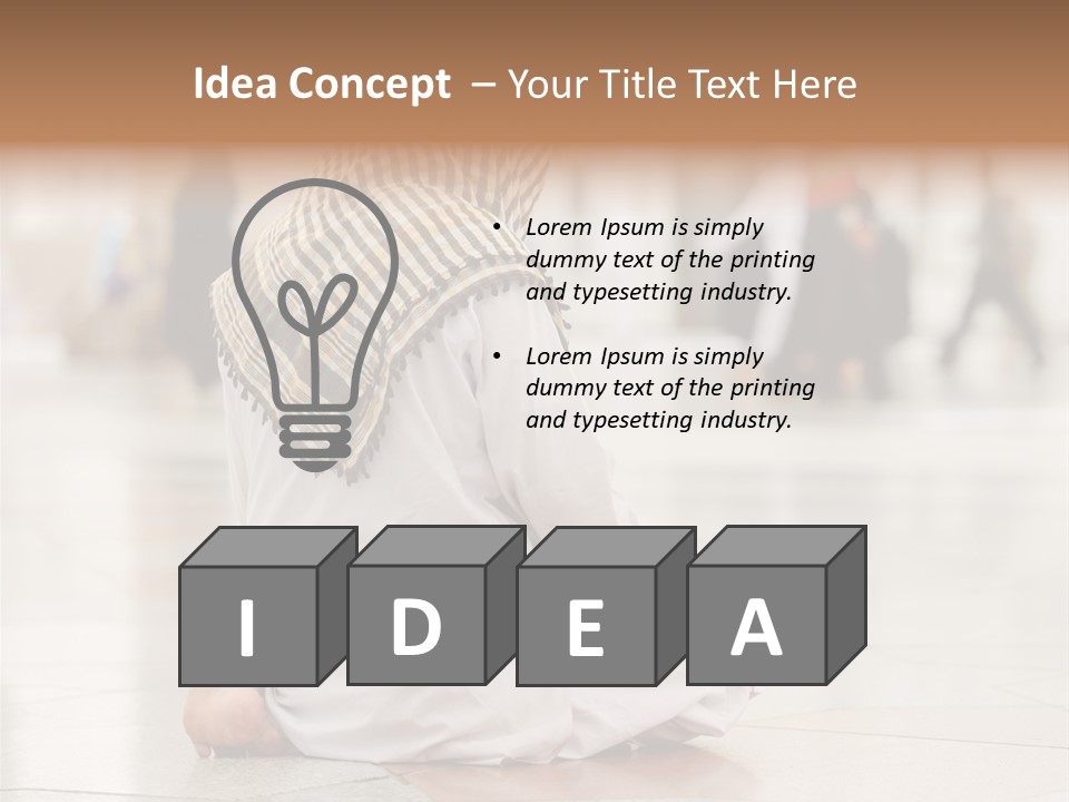 Hand Saudi Arabia Allah PowerPoint Template