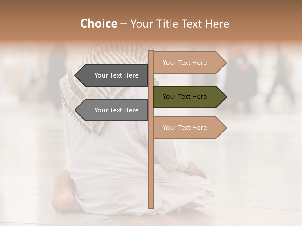 Hand Saudi Arabia Allah PowerPoint Template