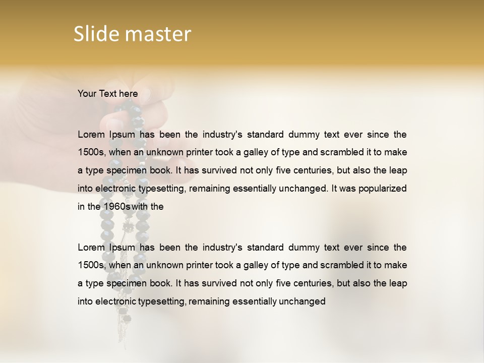 Umrah Ramadan Middle East PowerPoint Template