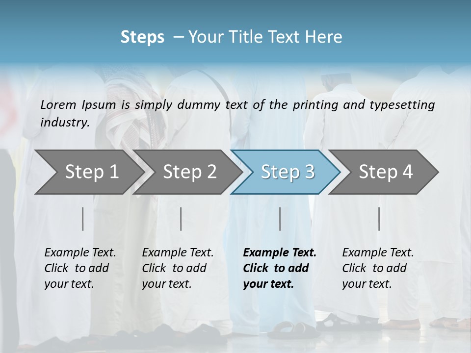 Congregation Umrah Islam PowerPoint Template