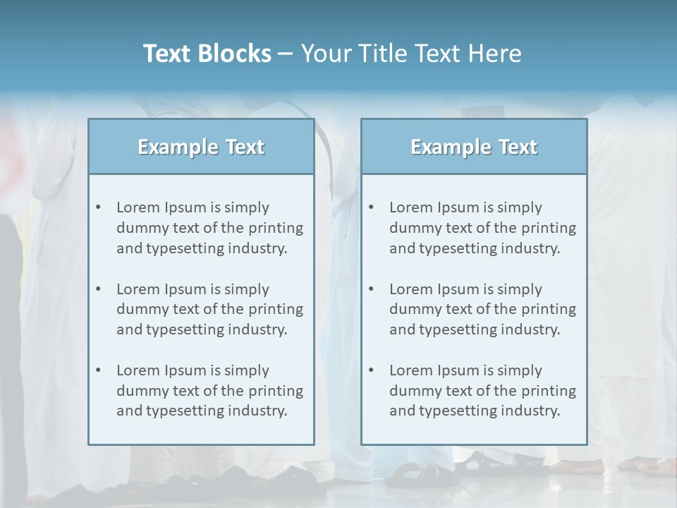 Congregation Umrah Islam PowerPoint Template