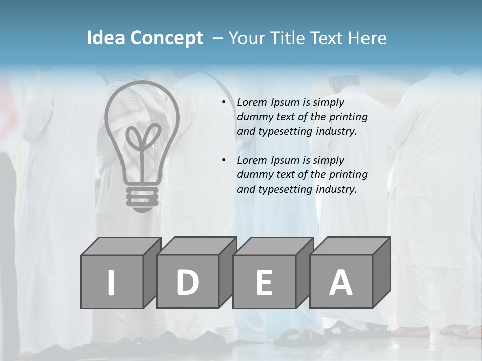 Congregation Umrah Islam PowerPoint Template