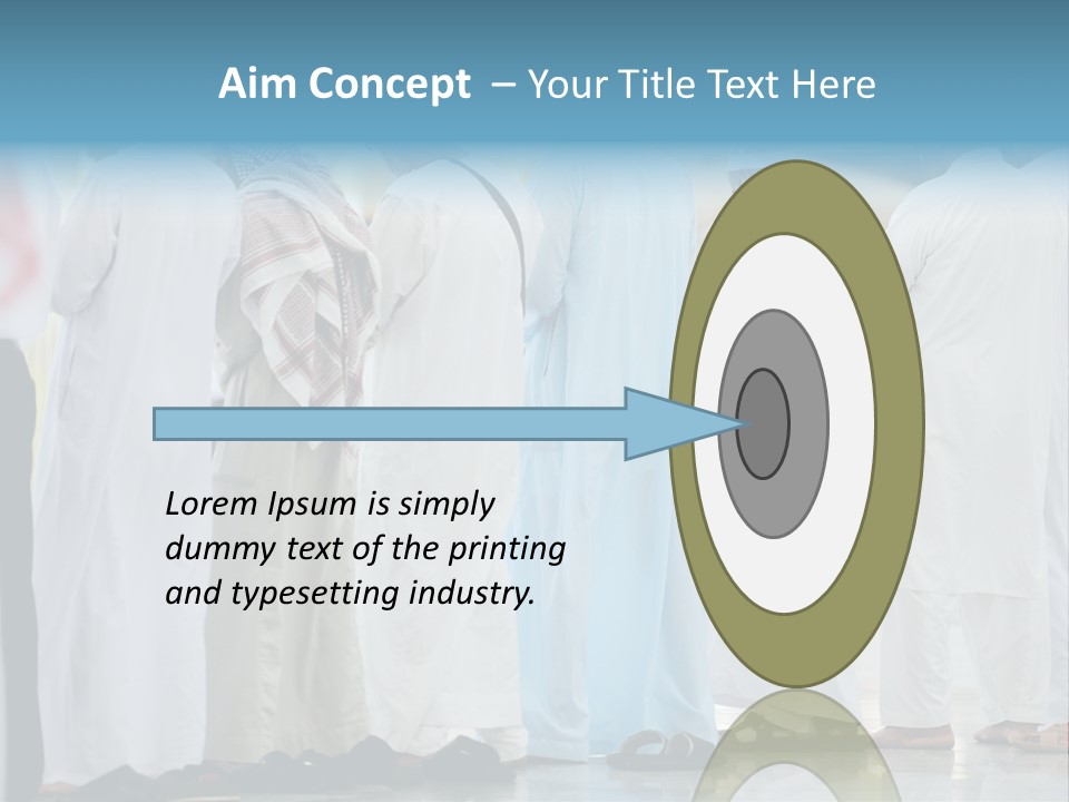 Congregation Umrah Islam PowerPoint Template