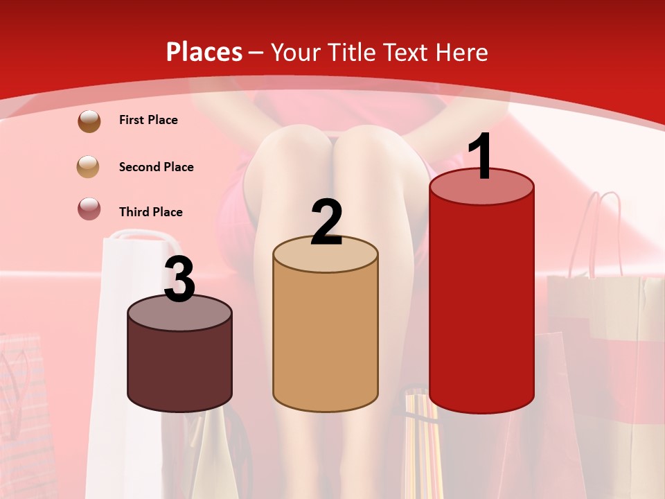 Bag Buying Square PowerPoint Template