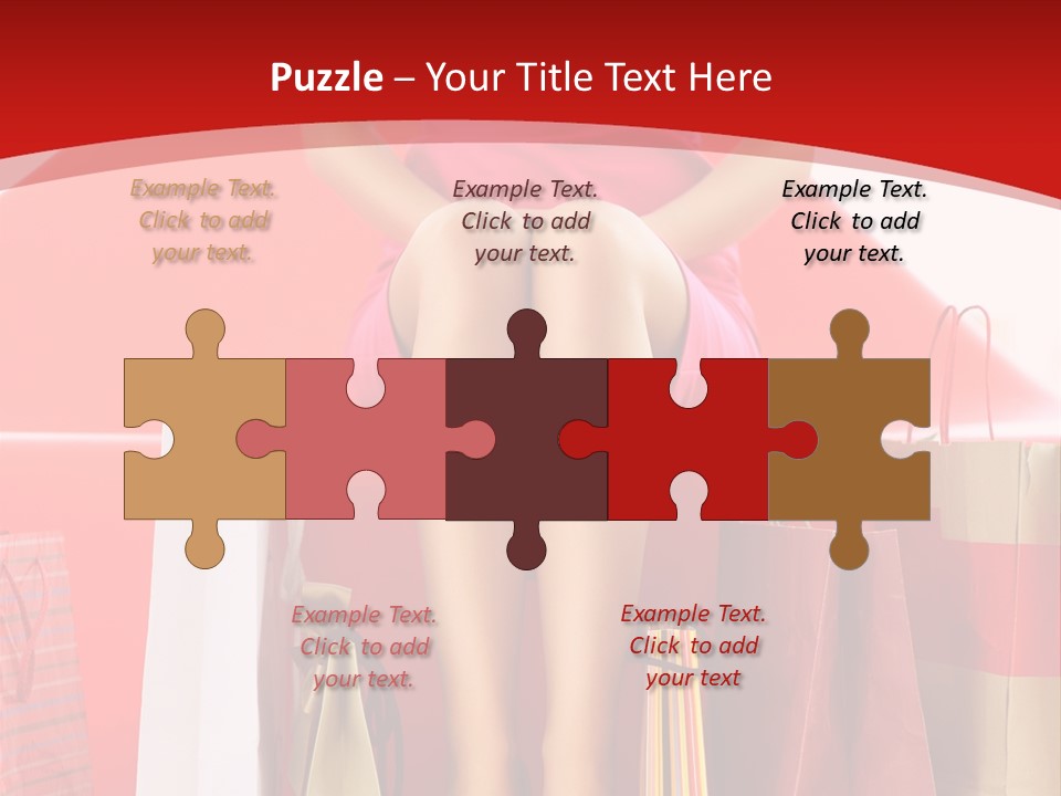 Bag Buying Square PowerPoint Template