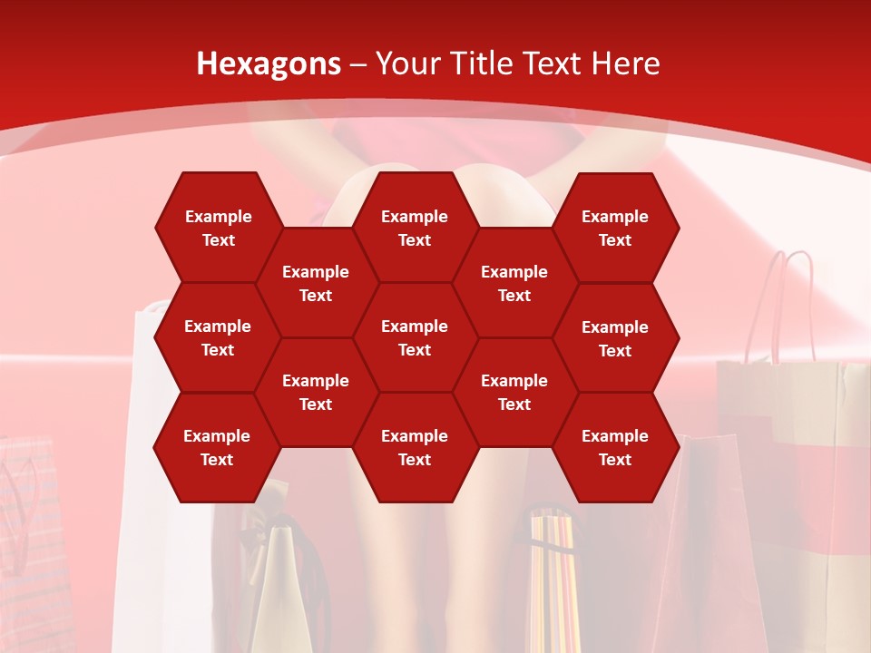 Bag Buying Square PowerPoint Template