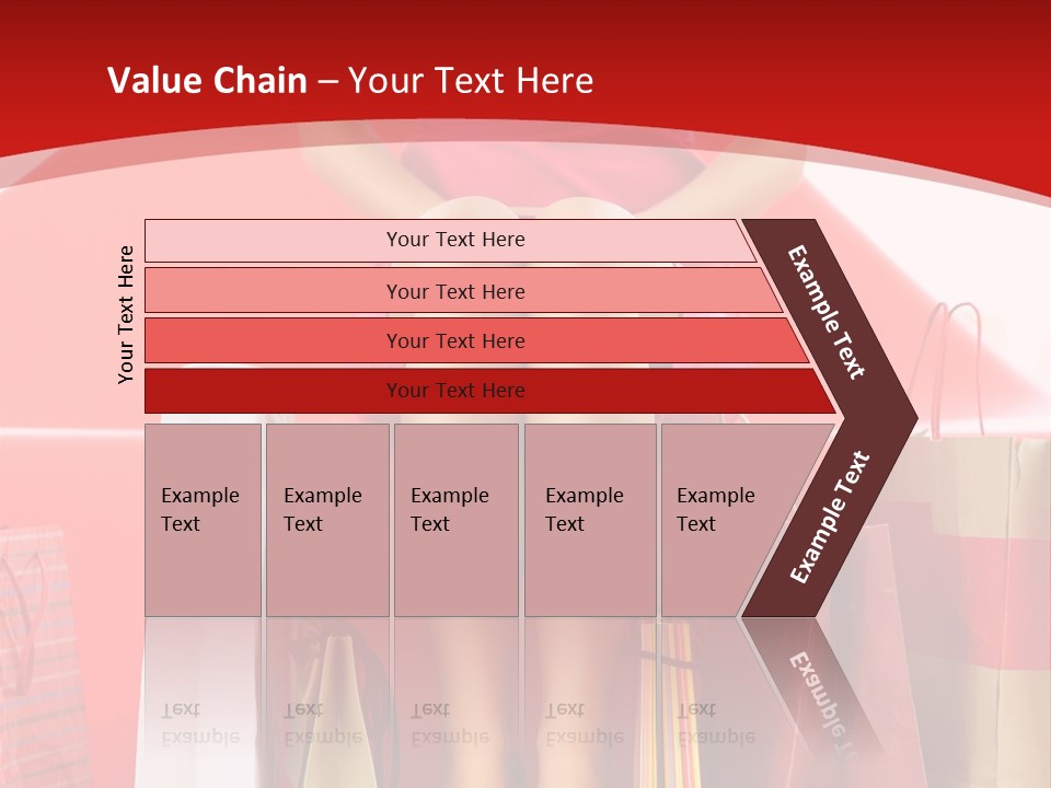 Bag Buying Square PowerPoint Template