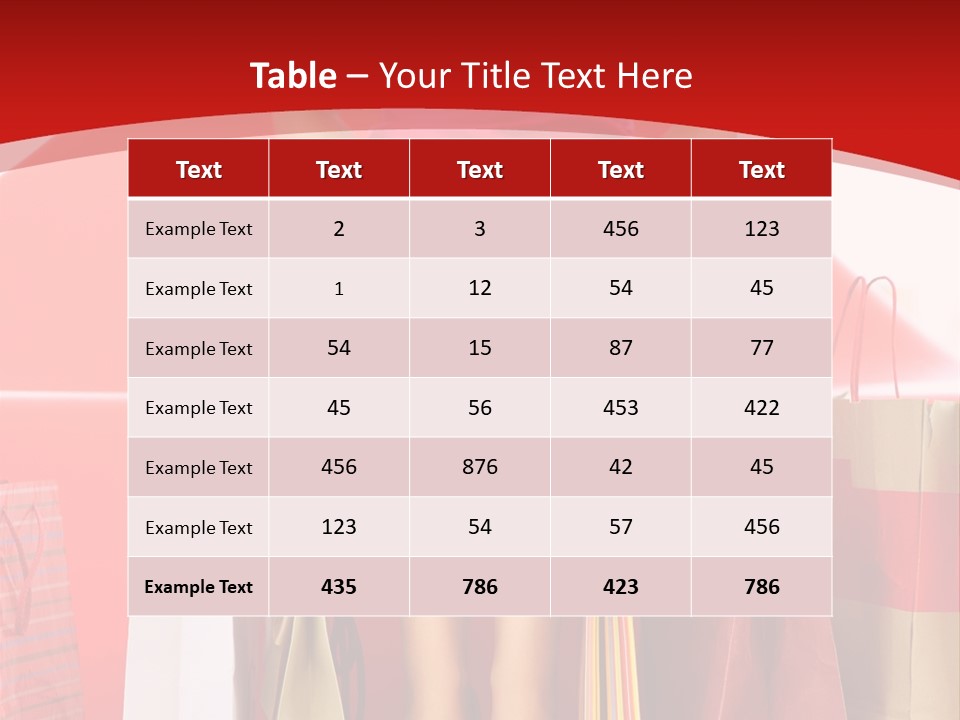 Bag Buying Square PowerPoint Template