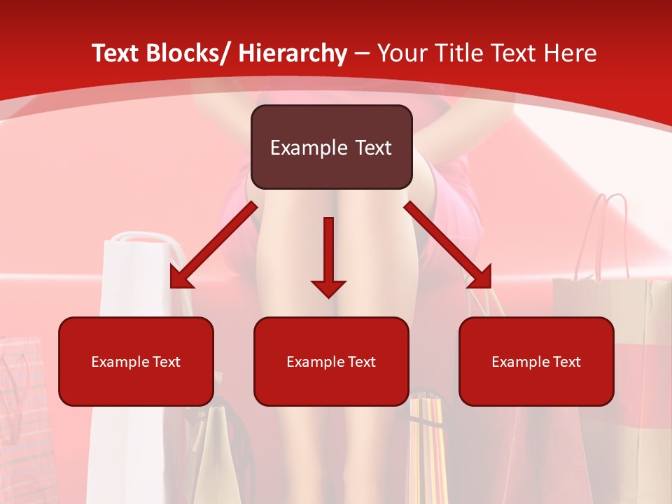 Bag Buying Square PowerPoint Template