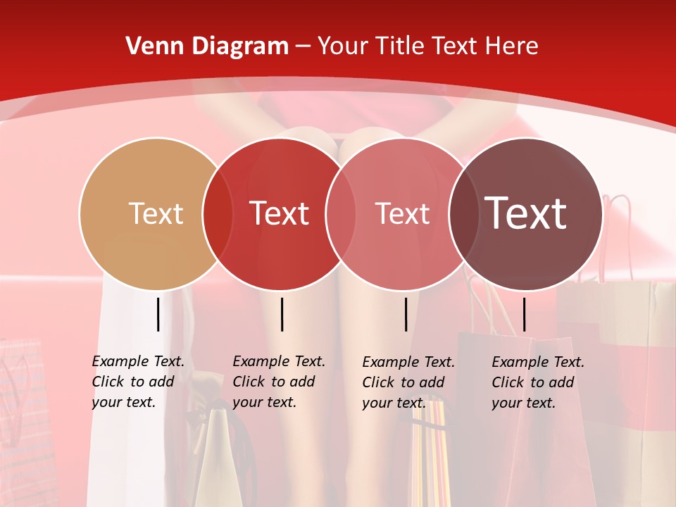 Bag Buying Square PowerPoint Template