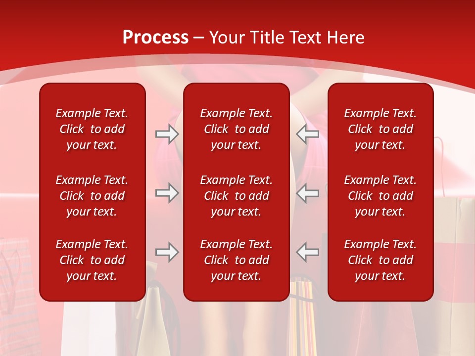 Bag Buying Square PowerPoint Template