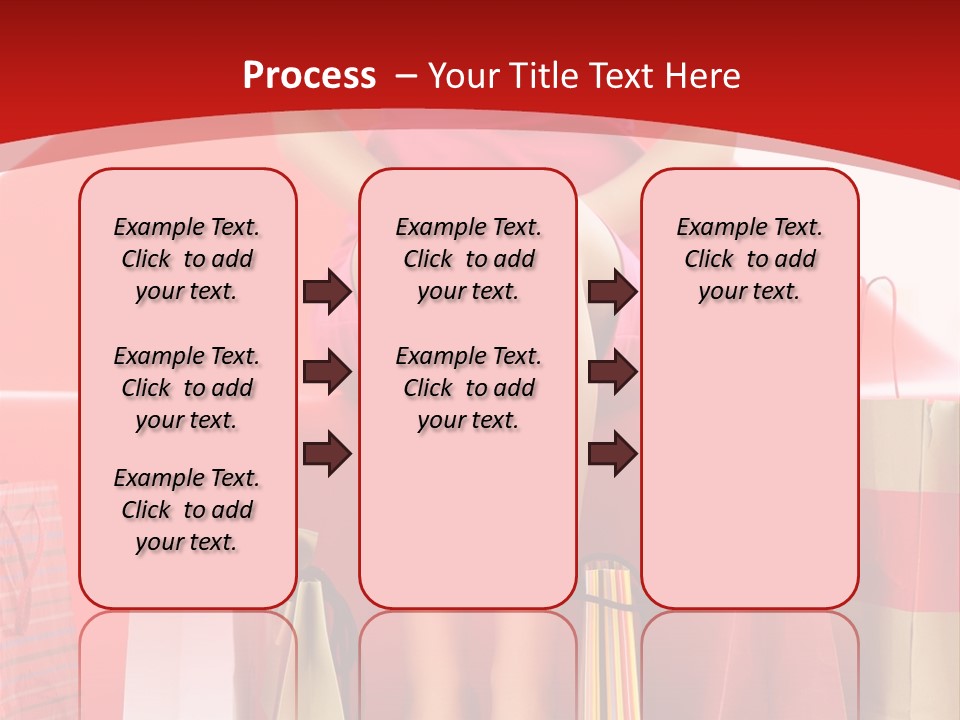 Bag Buying Square PowerPoint Template