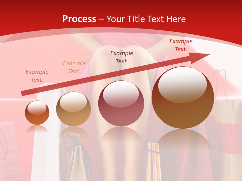 Bag Buying Square PowerPoint Template