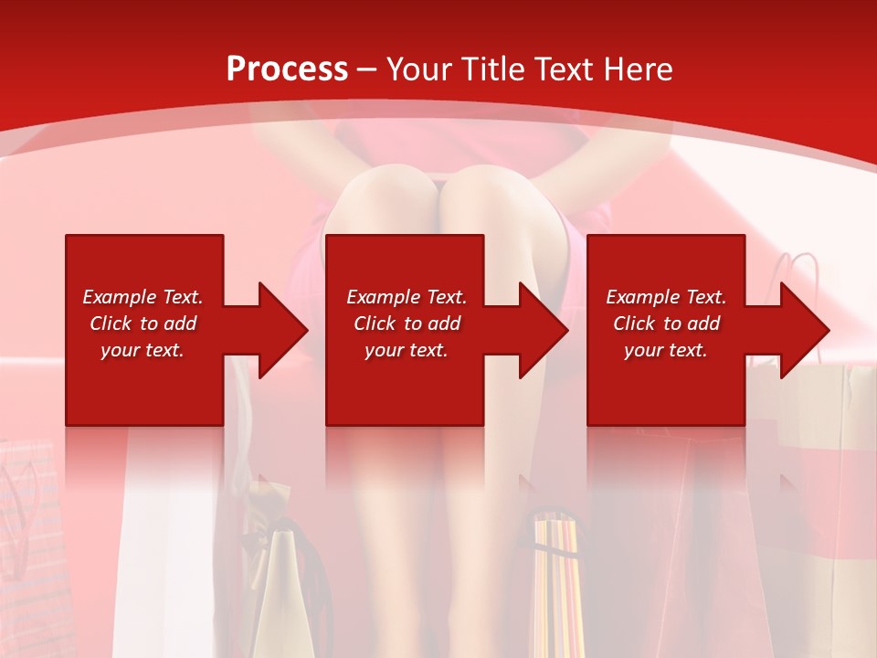Bag Buying Square PowerPoint Template