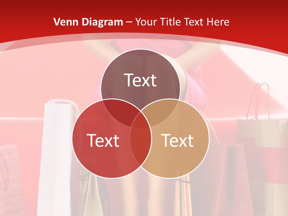 Bag Buying Square PowerPoint Template