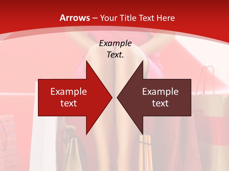 Bag Buying Square PowerPoint Template