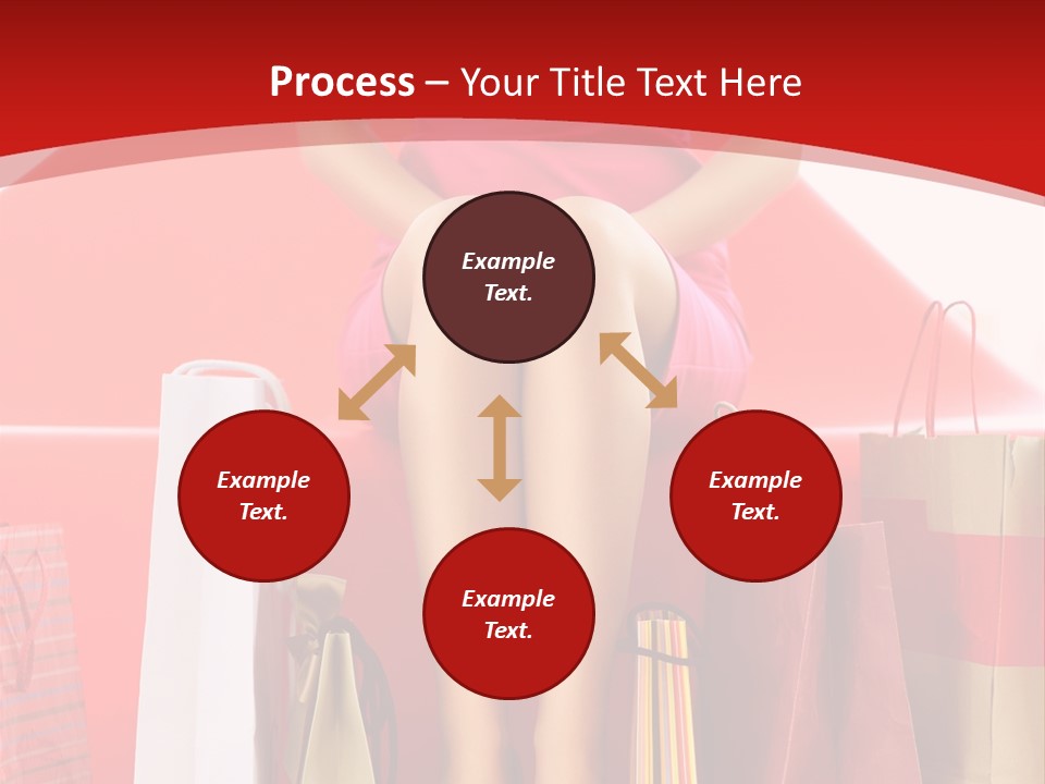 Bag Buying Square PowerPoint Template