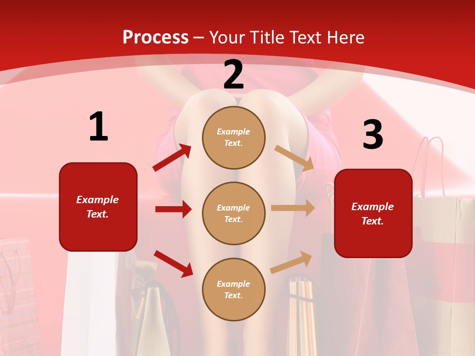 Bag Buying Square PowerPoint Template