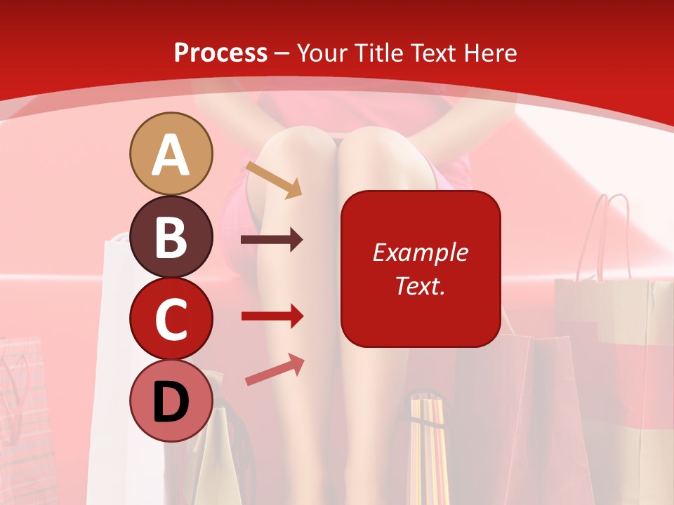 Bag Buying Square PowerPoint Template