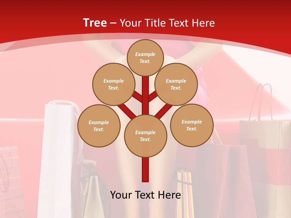 Bag Buying Square PowerPoint Template