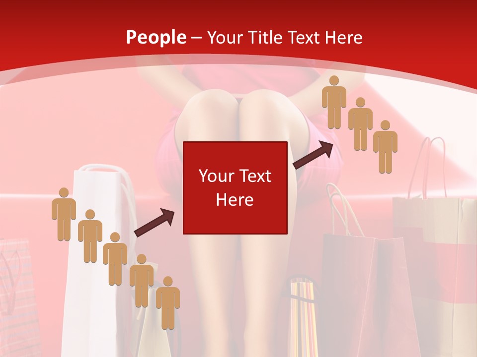 Bag Buying Square PowerPoint Template