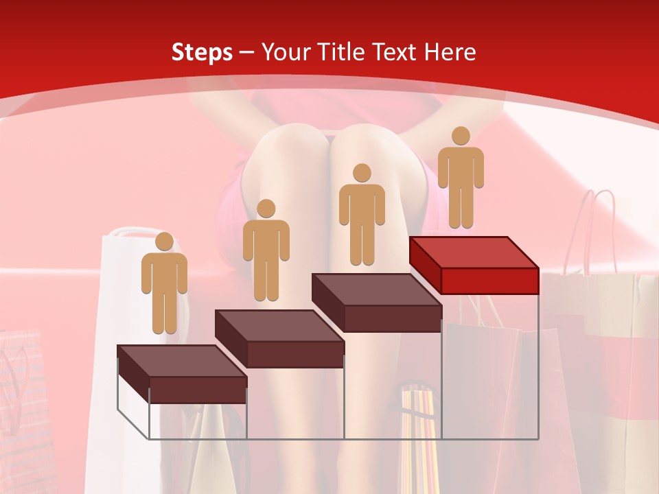 Bag Buying Square PowerPoint Template