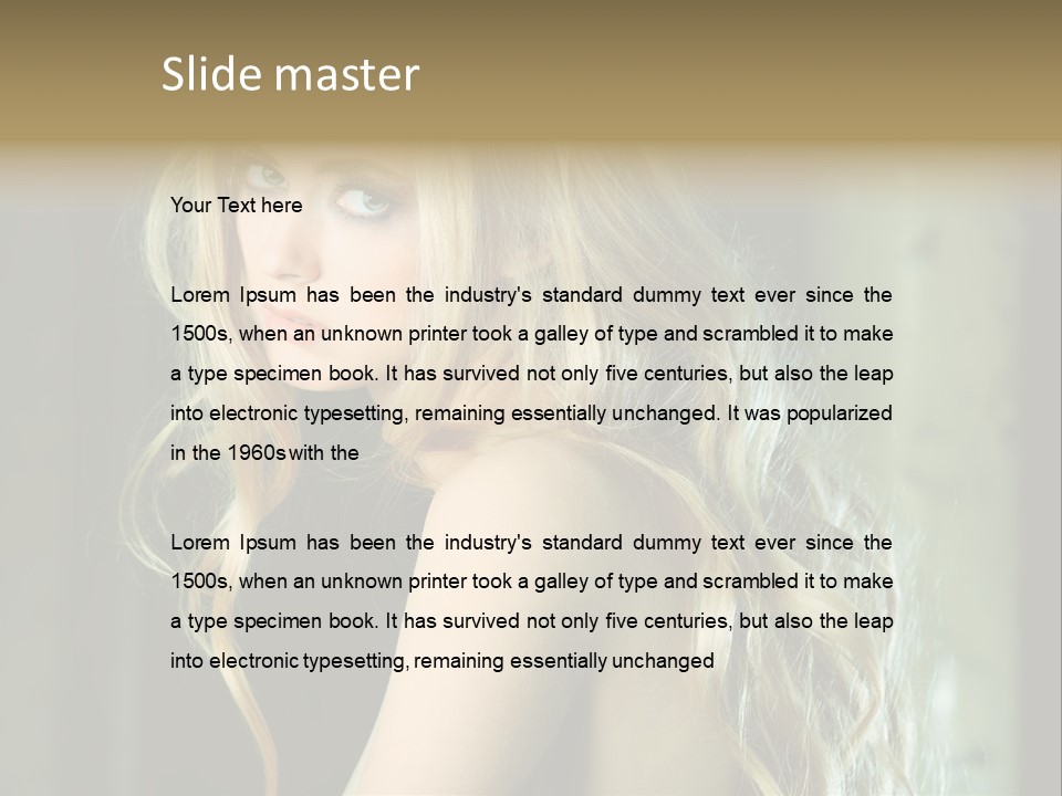 Pain Ramshackle Fashion PowerPoint Template