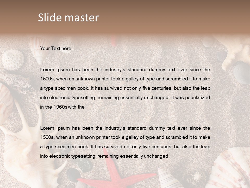 Peace Background Closeup PowerPoint Template