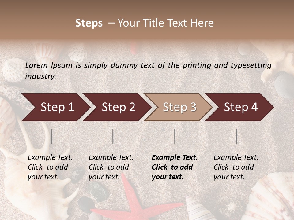 Peace Background Closeup PowerPoint Template