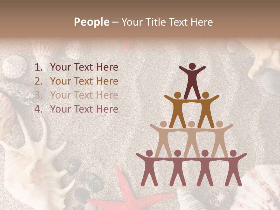 Peace Background Closeup PowerPoint Template