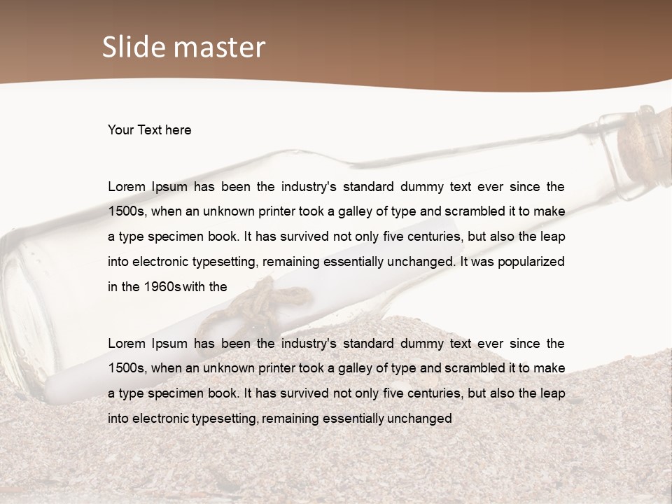 Antique Idea Object PowerPoint Template