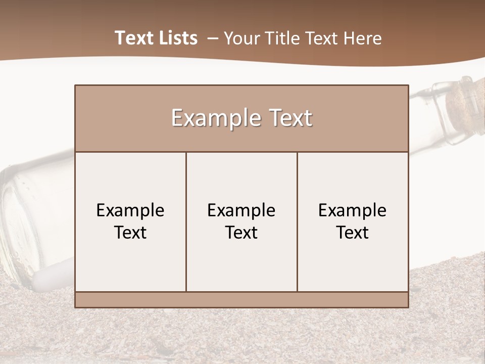 Antique Idea Object PowerPoint Template