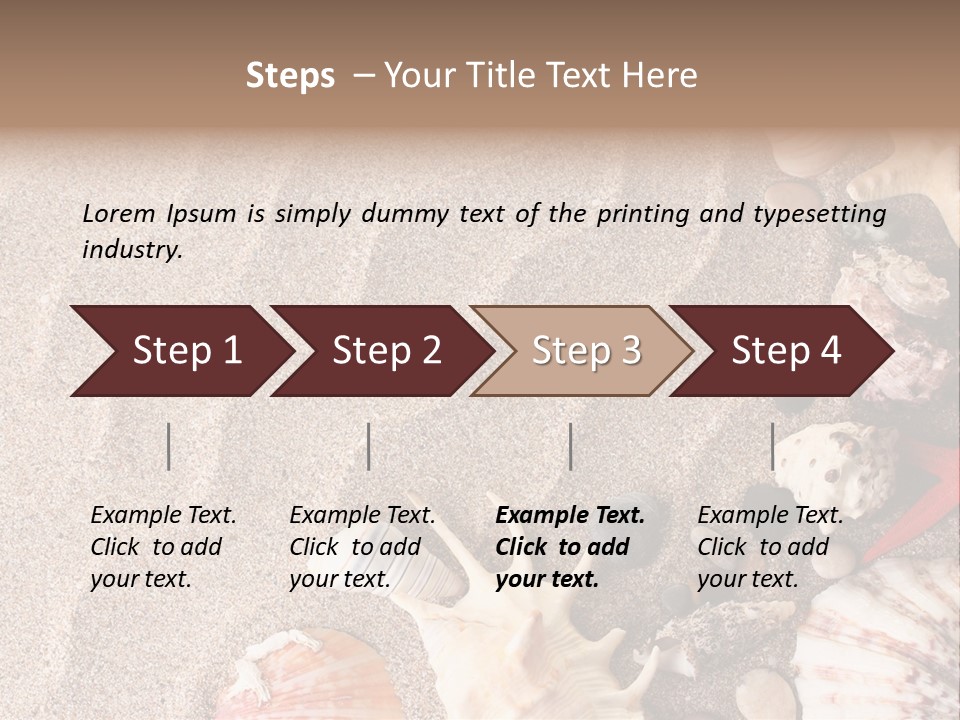 Sun Marine Summer PowerPoint Template